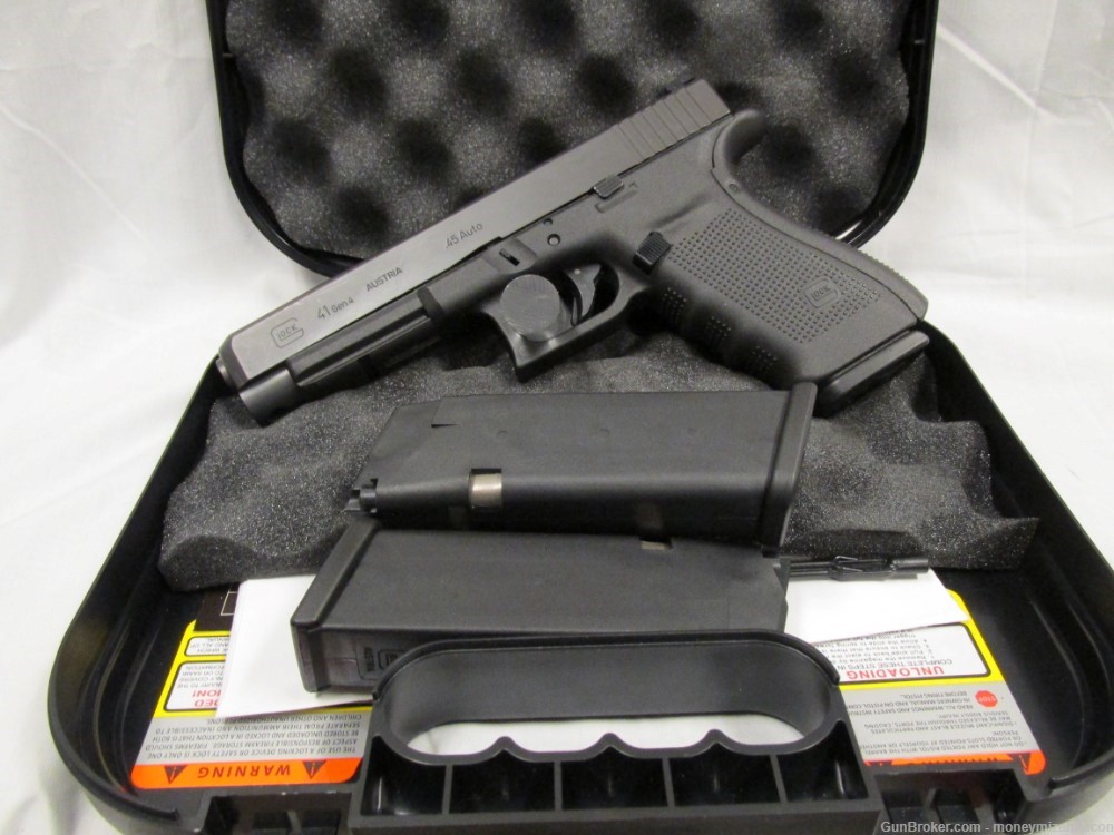 Glock 41 Gen 4 Used W/3 Mags and Box 45ACP-img-0