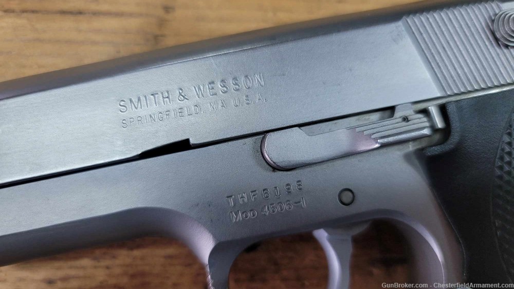 Smith & Wesson 4506-1 Double action pistol .45 caliber-img-14