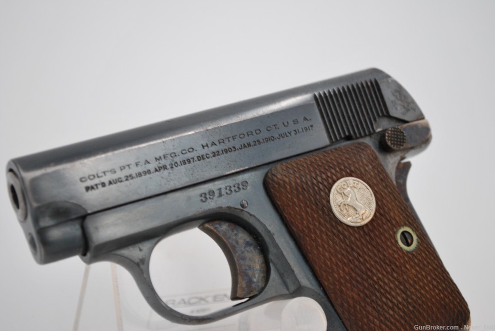 Colt 1908 Hammerless .25 acp  Mfg 1931 Beauty!-img-1