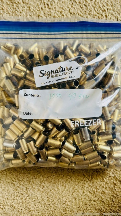 1,000+ Cleaned and Polished 40 S&W Brass-img-0