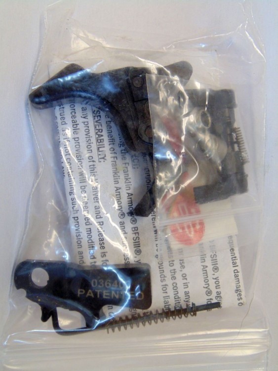 BRAND NEW BFSIII FRANKLIN ARMORY BINARY TRIGGER for RUGER PC 9 & CHARGER-img-3