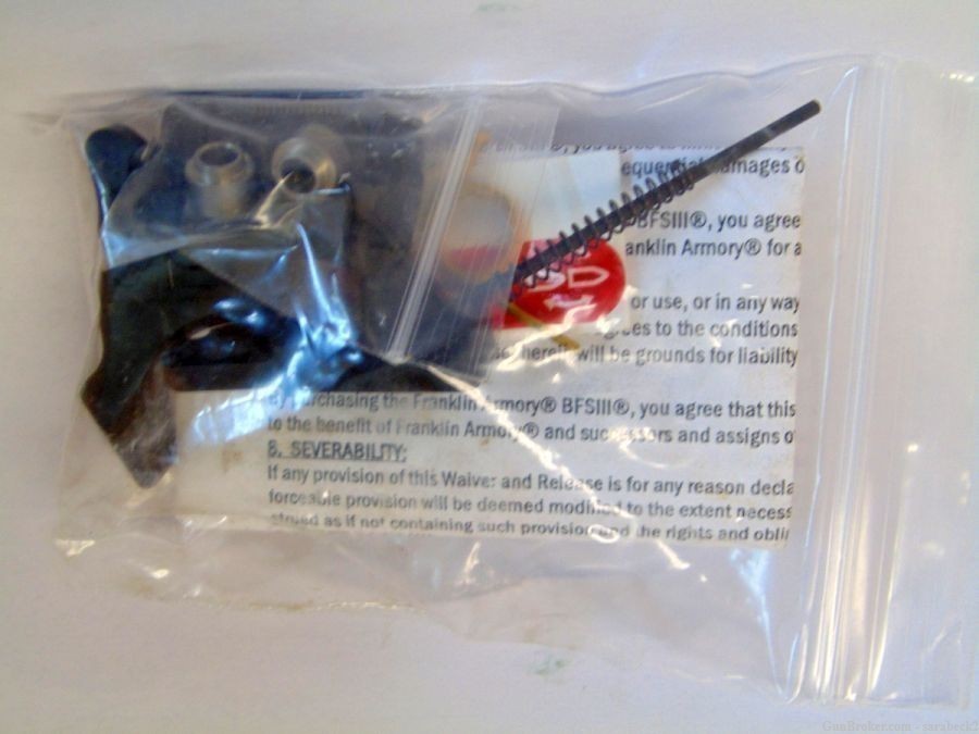 BRAND NEW BFSIII FRANKLIN ARMORY BINARY TRIGGER for RUGER PC 9 & CHARGER-img-2