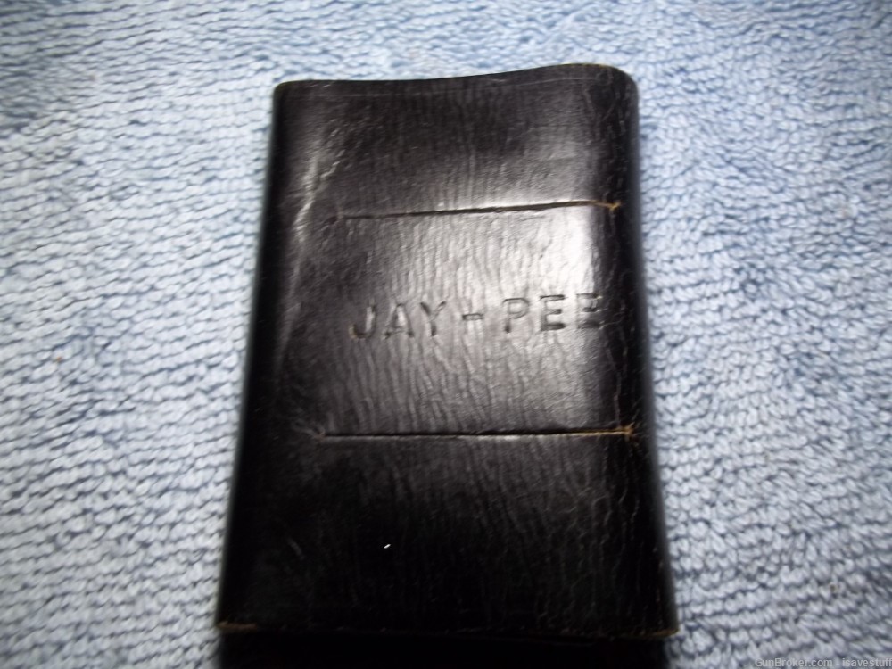 Vintage JAY-PEE Ammo Cartridge Belt Slide or Wallet Carrier (6) .38 .357 -img-9