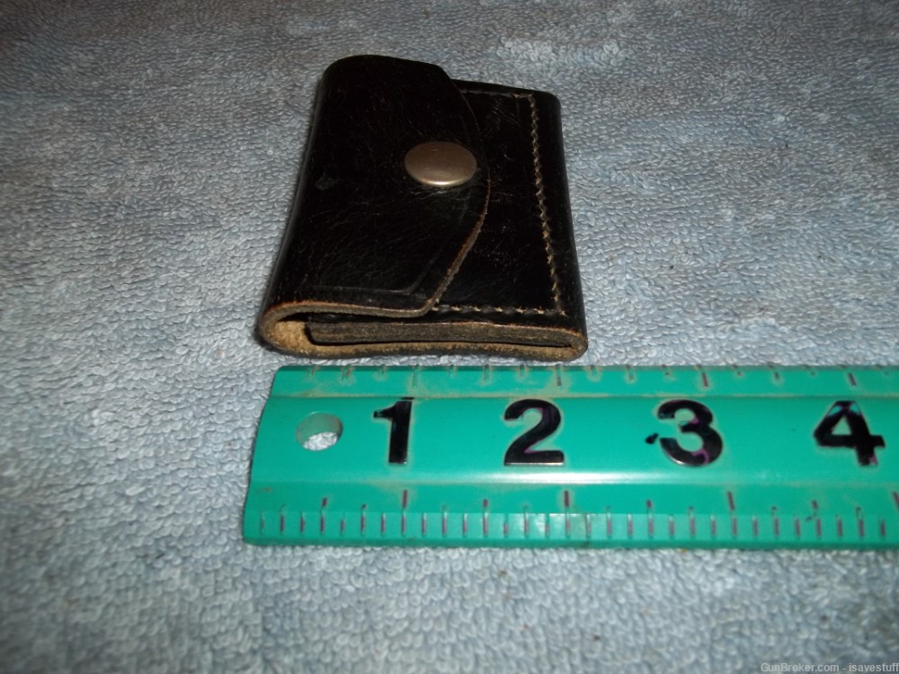 Vintage JAY-PEE Ammo Cartridge Belt Slide or Wallet Carrier (6) .38 .357 -img-7