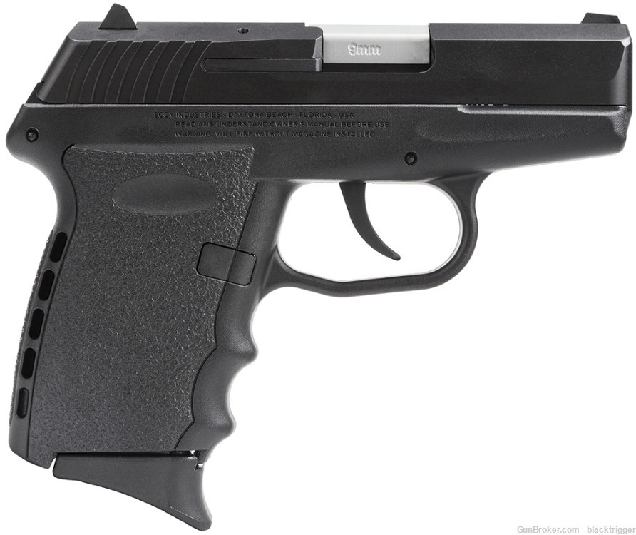 SCCY CPX2CB CPX-2 Carbon 9mm 3.1" 10+1 Black Polymer No Manual Safety      -img-1