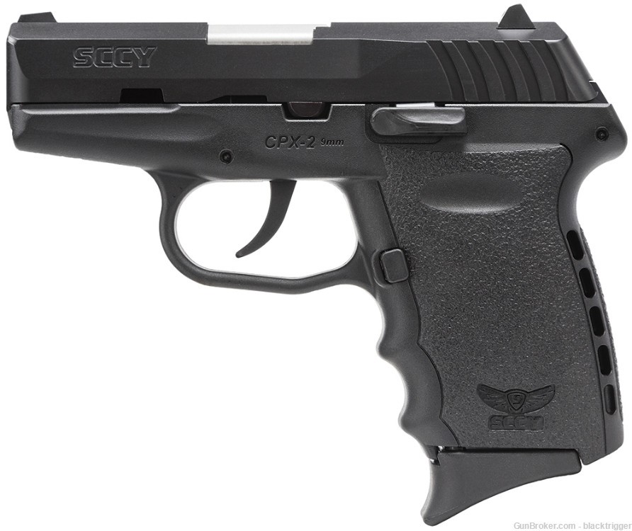 SCCY CPX2CB CPX-2 Carbon 9mm 3.1" 10+1 Black Polymer No Manual Safety      -img-2