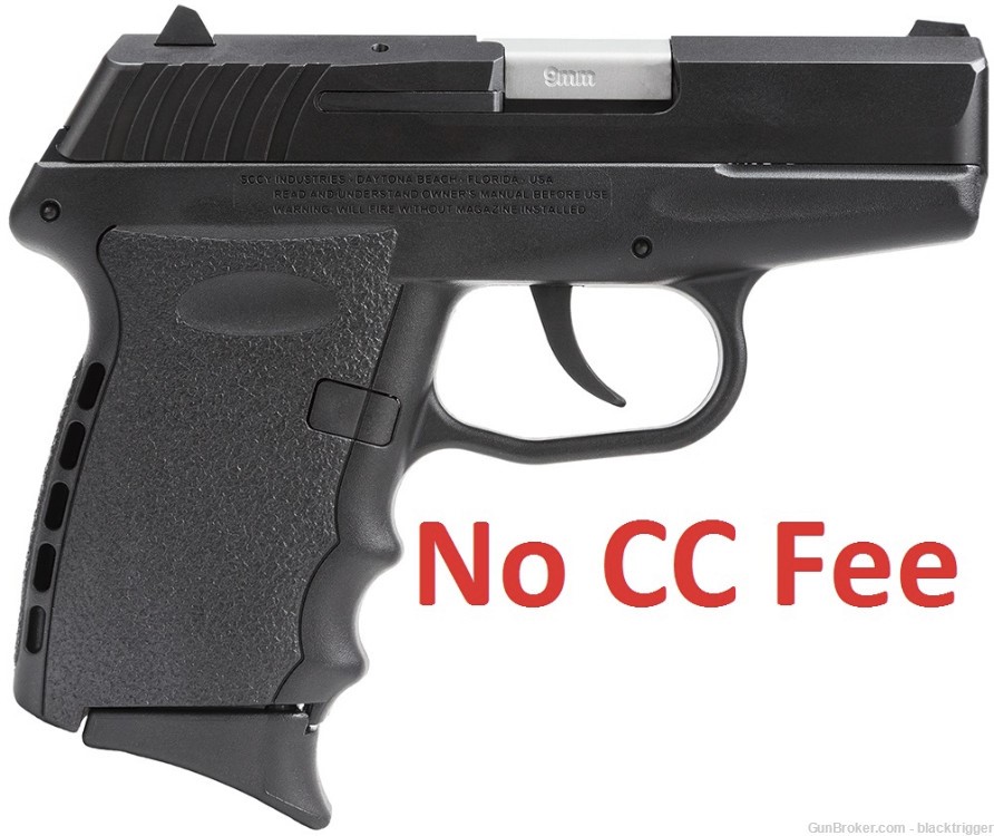 SCCY CPX2CB CPX-2 Carbon 9mm 3.1" 10+1 Black Polymer No Manual Safety      -img-0