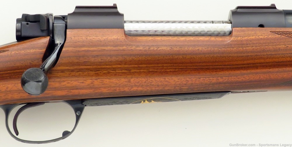 Kimber of Oregon 89 BGR 7 Rem. mag, engraved show rifle, unfired, layaway-img-4