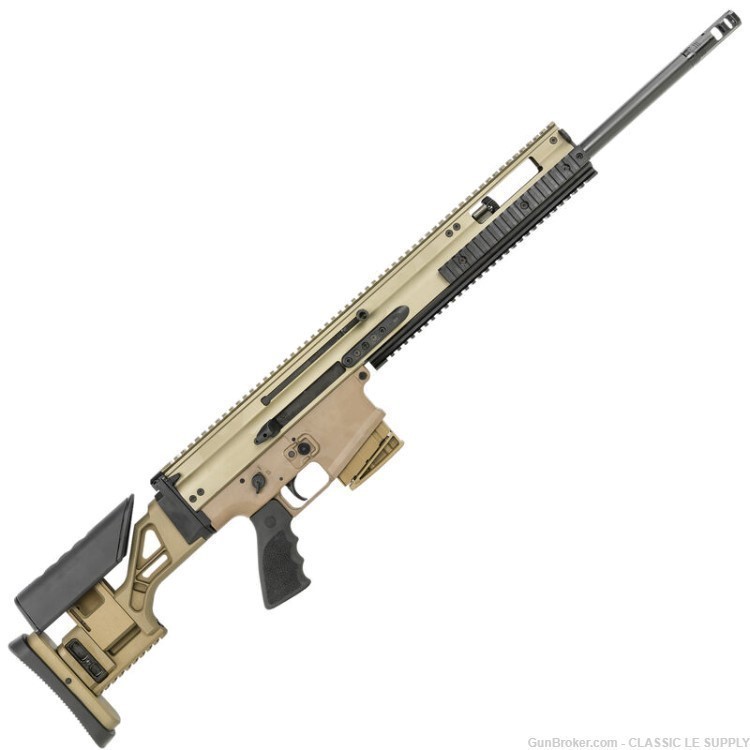 A NIB FN SCAR 20S NRCH 6.5 Cr Rifle FREE SIG TANGO-MSR SCOPE 1-10x28 -img-0