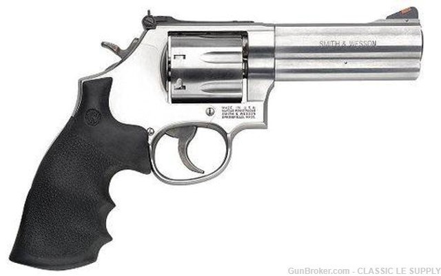 SMITH & WESSON PLUS 686 4.125" .357 MAG REVOLVER 50RDS AMMO-img-0