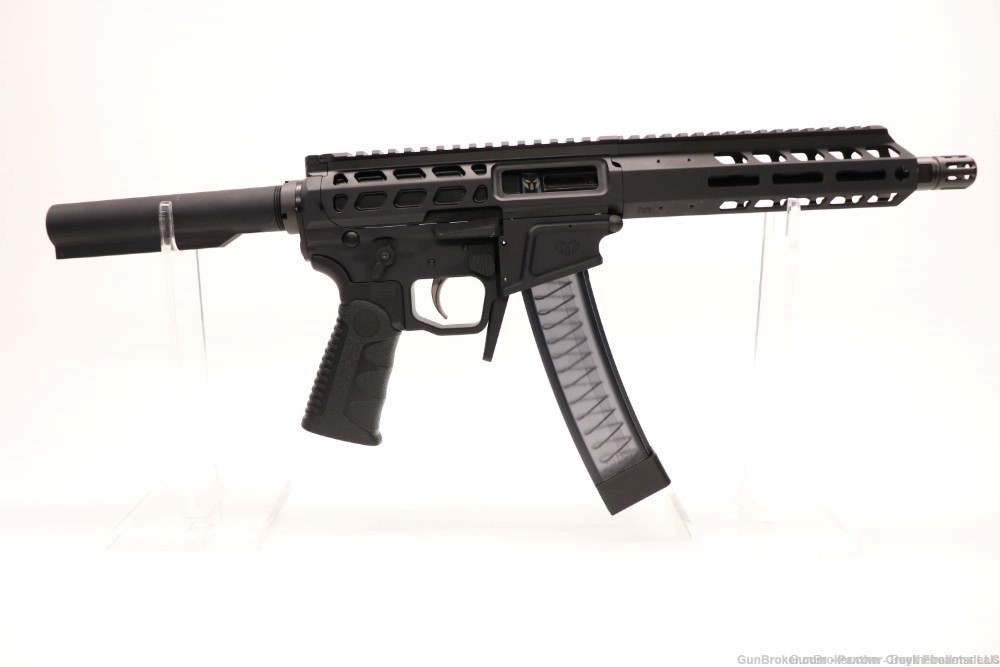 WRAITHWORKS WARSCORP9 9mm Side-charging AR Pistol Black 8.5" Barrel-img-1