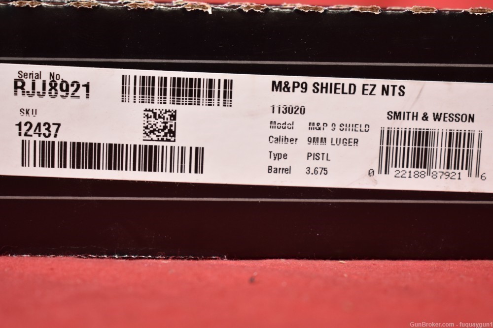S&W M&P9 SHIELD EZ 9mm 12437 Shield-EZ 9mm-img-8
