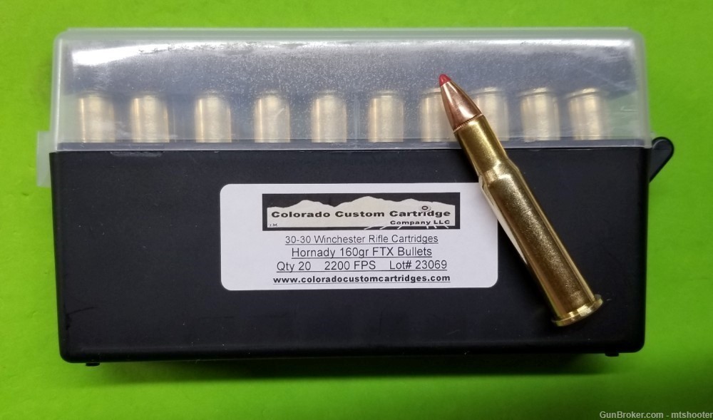 30-30 Winchester Rifle Cartridges - 160gr FTX-img-0