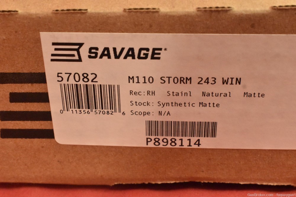 Savage 110 Storm 243 WIN 22" 57082 Savage 110-Storm-img-7