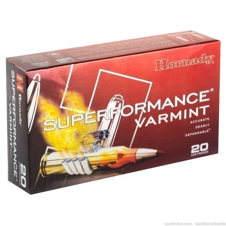Hornady Superformance .243 Win. 58 Grain V-MAX - 20 Rounds-img-1