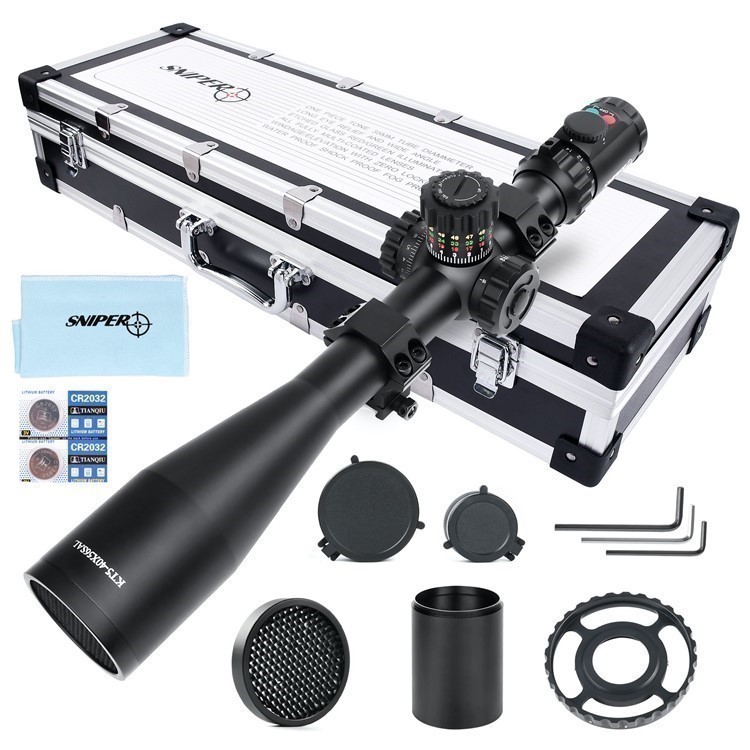 Sniper 5-40X56mm  Riflescope 35mm Tube Side Parallax Adjustment illuminated-img-1
