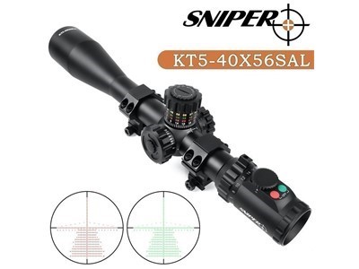 Sniper 5-40X56mm  Riflescope 35mm Tube Side Parallax Adjustment illuminated