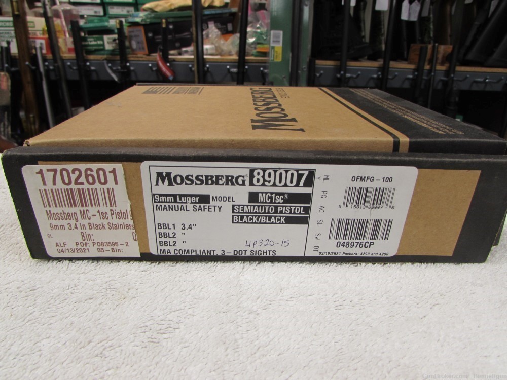 Mossberg MC1sc 9mm 3.4" #89007 in box & holster-img-17