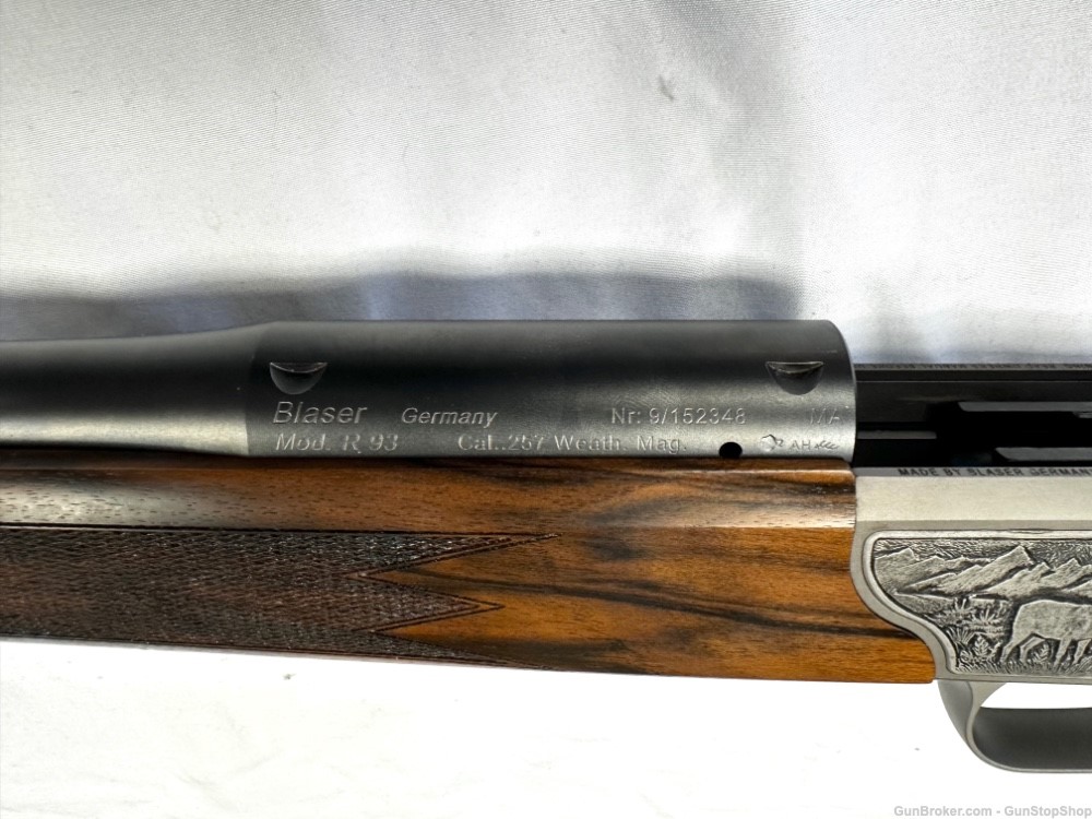 Blaser R93 Luxus .257 Weatherby Magnum – Negrini Case & Ostrich Sling & QD-img-5