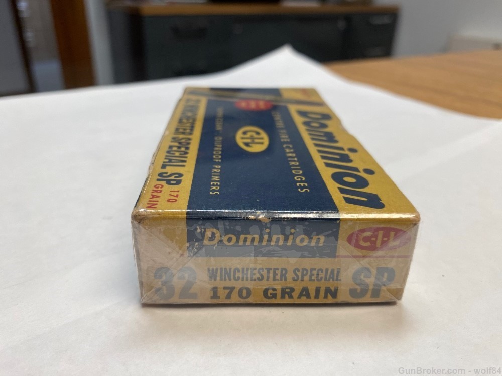 32 Winchester special CIL Dominion 170 gr Soft Point  38 RDS-img-15