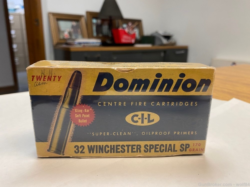 32 Winchester special CIL Dominion 170 gr Soft Point  38 RDS-img-11