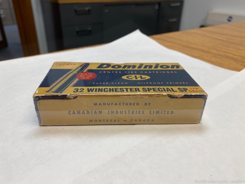 32 Winchester special CIL Dominion 170 gr Soft Point  38 RDS-img-12