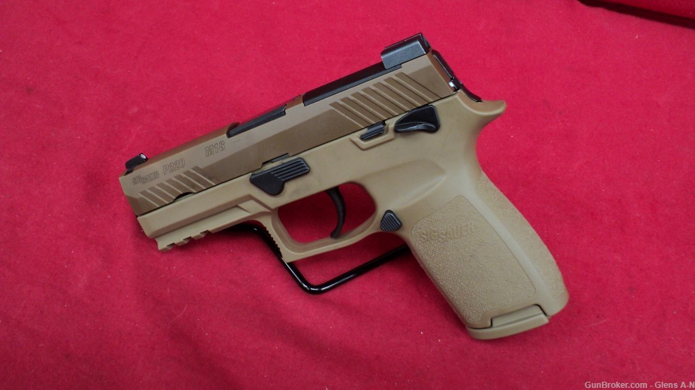 NEW Sig Sauer P320CA 9 M18-MS Coyote Tan 9mm-img-1