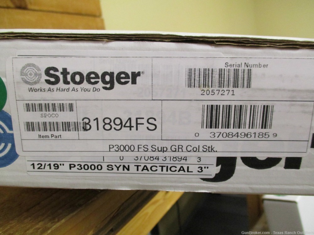 Stoeger 31894FS P3000 Freedom Series 12ga w/ pistol grip, folding stock NIB-img-3
