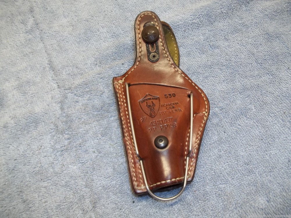 Walther PP PPK/s RARE Safariland KLIPSPRINGER Right Hand Lined OWB Holster-img-8