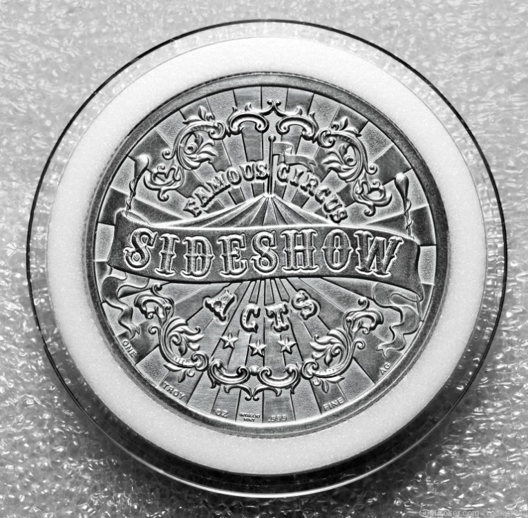 Camel Girl - Side Show Acts (3rd issue) - 1 oz .999 silver antiqued/capsule-img-1