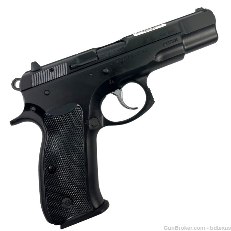 NIB CZ75B SA/DA Pistol 9mm 2 Magazines (10 Round Capacity)-img-0