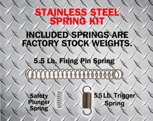 Ghost Inc Tactical Spring Kit, Stock Stainless for Gen 1-4 NEW! # GHO_SSKIT-img-1