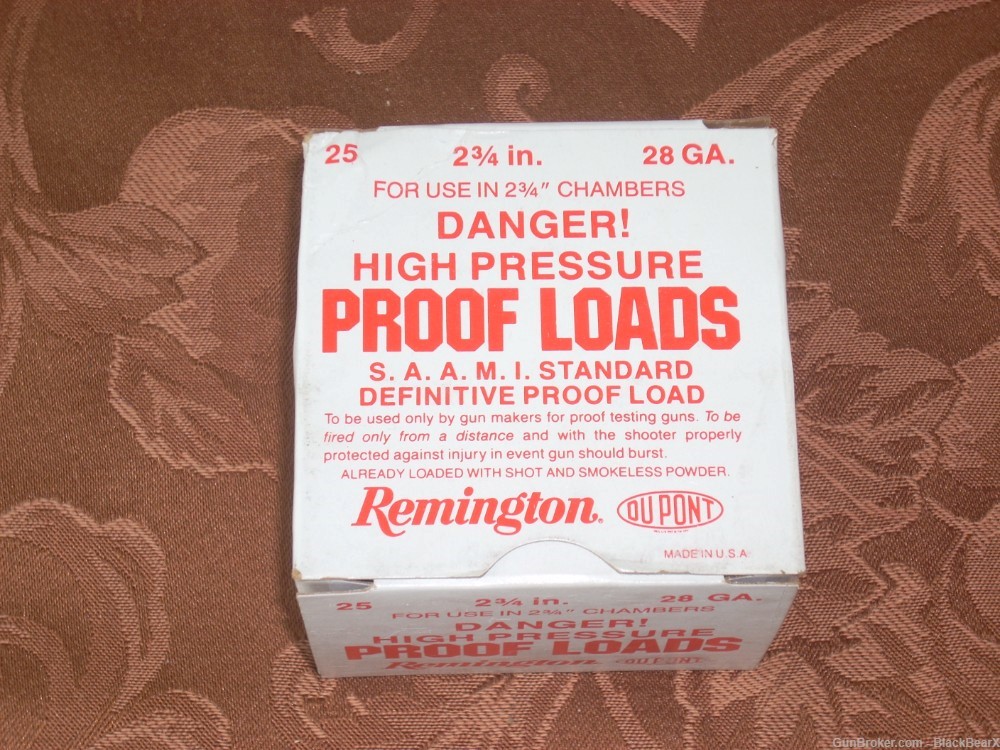 Remington 28 ga PROOF loads 25 rds COLLECTIBLE -img-1