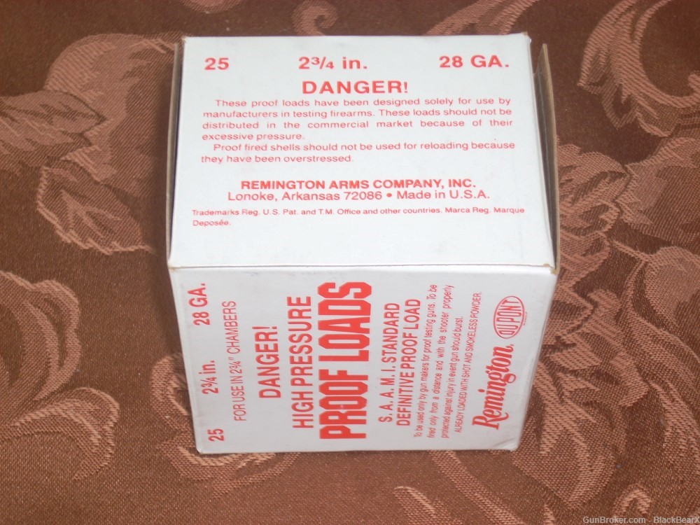 Remington 28 ga PROOF loads 25 rds COLLECTIBLE -img-3