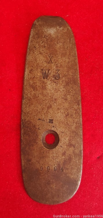 German WW2 Mauser Butt Plate-img-0