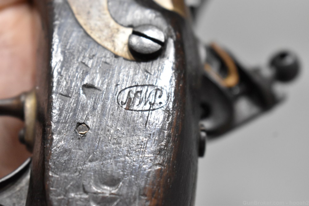 US Model 1836 Flintlock Pistol Asa Waters 1841 Dated 54 Caliber -img-29