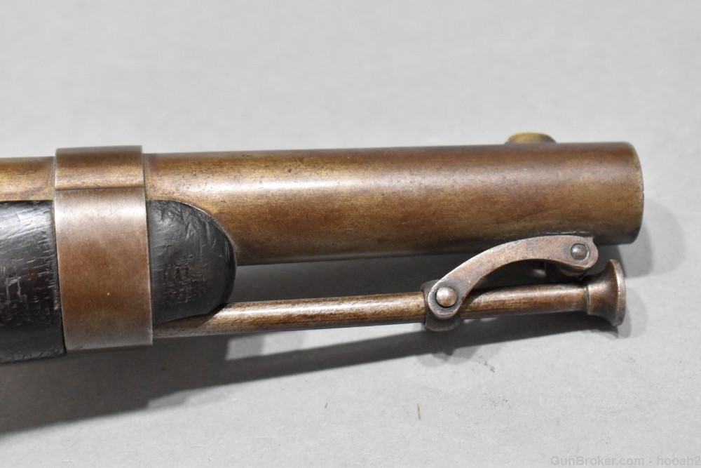 US Model 1836 Flintlock Pistol Asa Waters 1841 Dated 54 Caliber -img-2