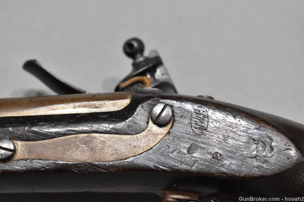 US Model 1836 Flintlock Pistol Asa Waters 1841 Dated 54 Caliber -img-11