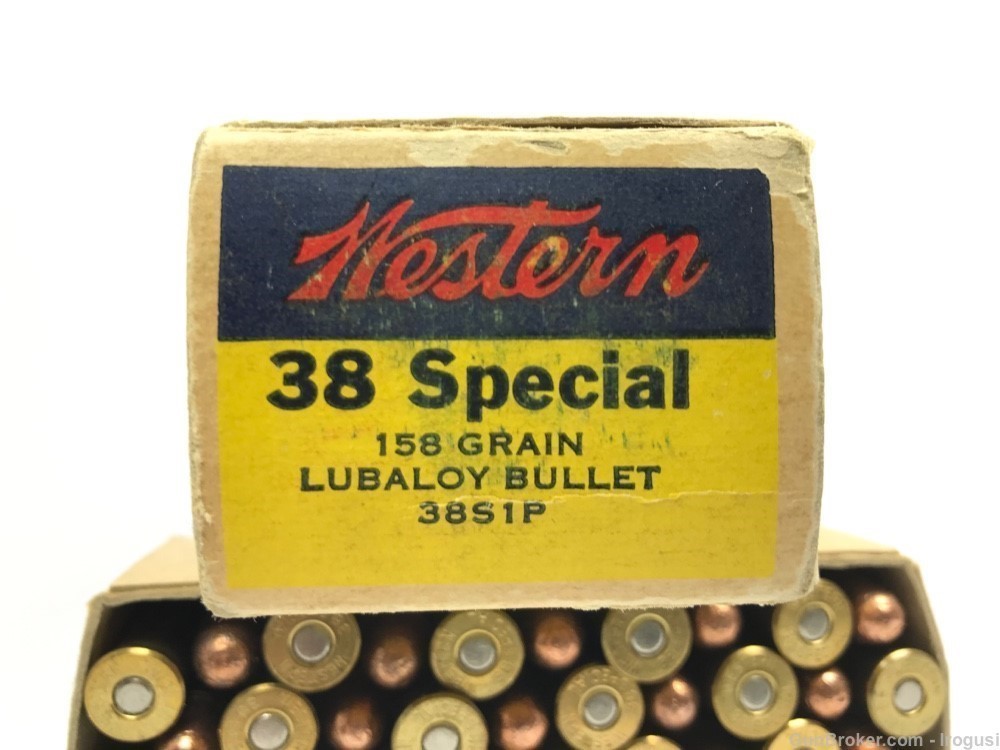 Western Bullseye .38 Special 158 Gr Lubaloy Bullet FULL Vintage Box 1026-MP-img-5