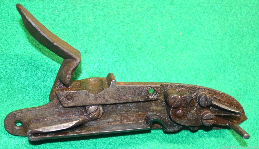 Springfield Model 1795 Musket Partial Lock For Parts Or Restoration-img-0