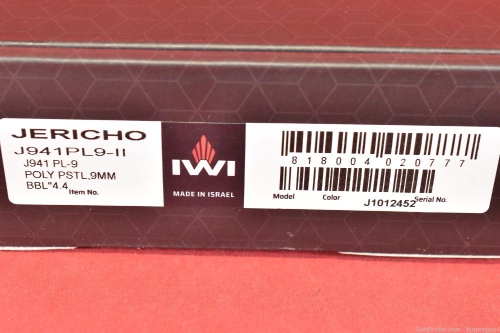IWI Jericho Enhanced 9mm 4.4" J941PL9-II Polymer Frame Jericho-img-9