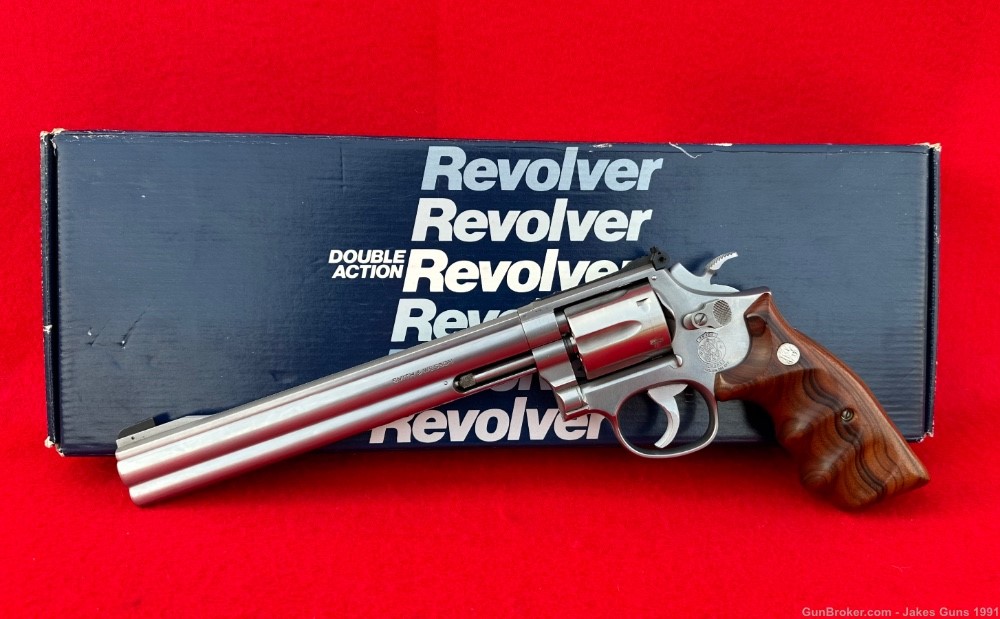 Smith & Wesson 617 .22 LR 8 3/8" Pre-lock Revolver in Box NEW S&W RARE 1994-img-0