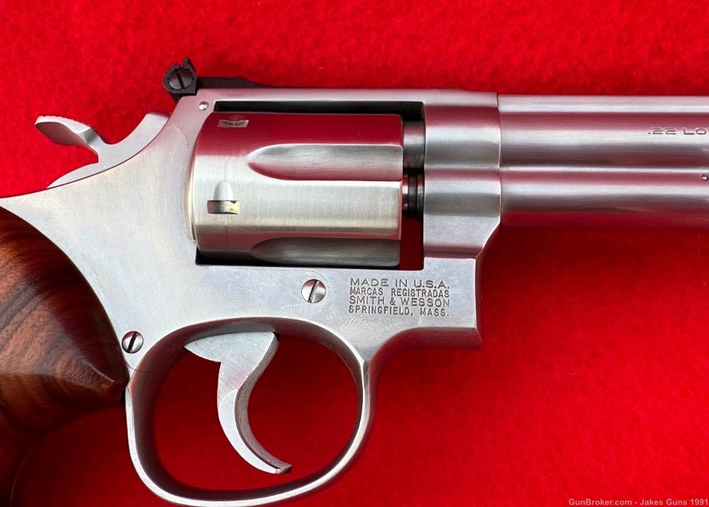 Smith & Wesson 617 .22 LR 8 3/8" Pre-lock Revolver in Box NEW S&W RARE 1994-img-22