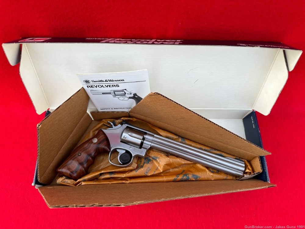 Smith & Wesson 617 .22 LR 8 3/8" Pre-lock Revolver in Box NEW S&W RARE 1994-img-27