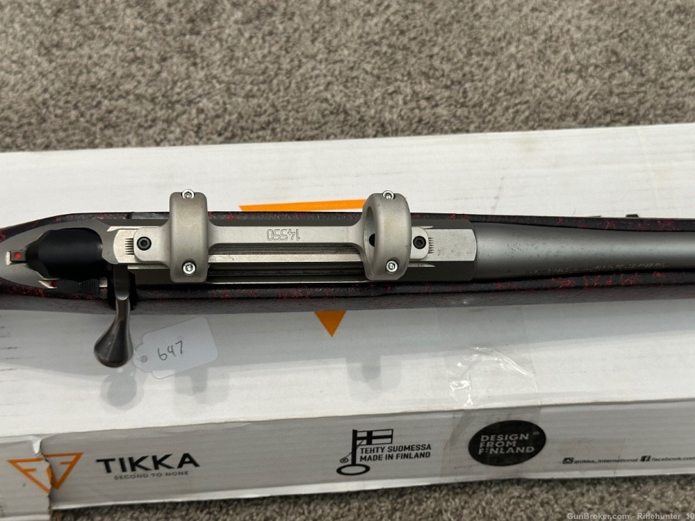 Tikka T3 Lite 270 WSM SS 24” brl stainless DM custom stock W Box used -img-10