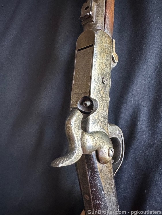 Civil War Burnside Breechloading Percussion Carbine, 5th Type, .54  21" -img-17