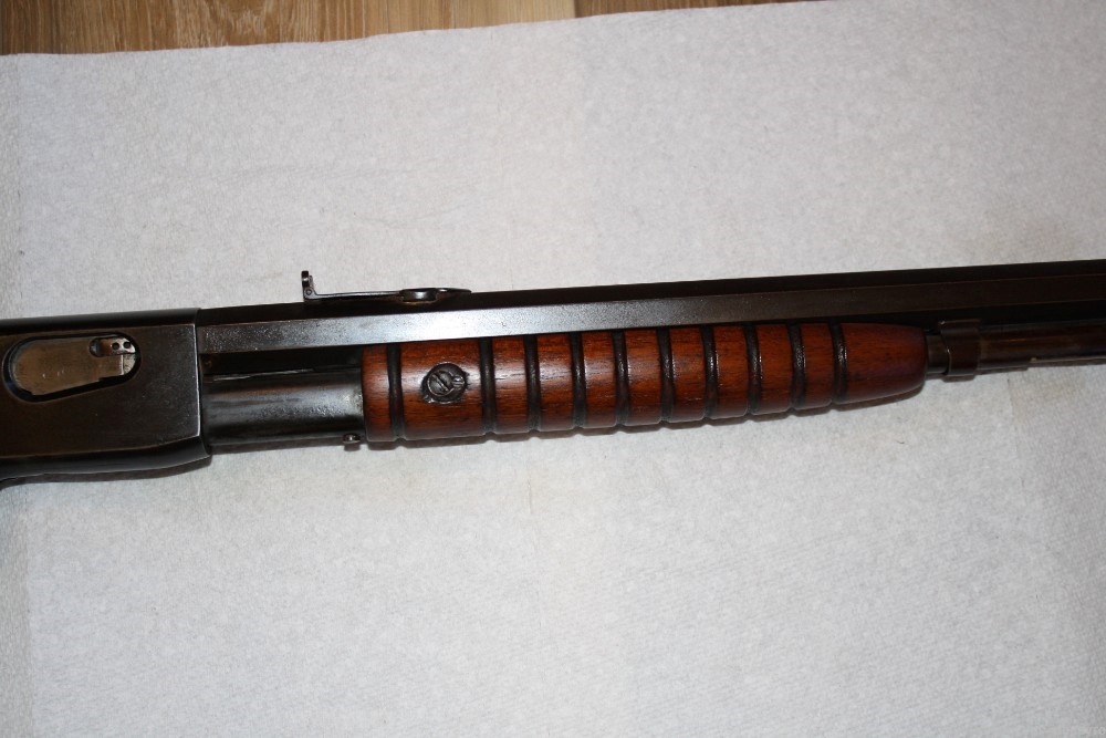 Remington 12 CS 22 Rem Spl (22WRF) 1924 Pump, Lyman Peep Sight- PRICE LOWER-img-3