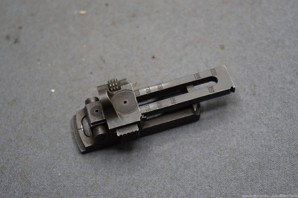 W.A.R. Winchester Automatic Rifle Rear sight serial 16 ww2 prototype-img-9
