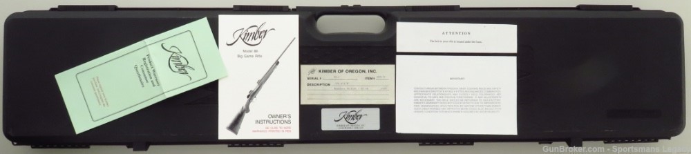 Kimber of Oregon Model 89 BGR Founder's Edition .375 H&H, unfired, layaway-img-16