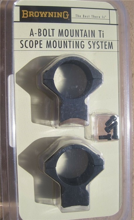 Browning A-Bolt MOUNTAIN Ti Scope MOUNTING SYSTEM Black Matte  NEW  12349-img-1
